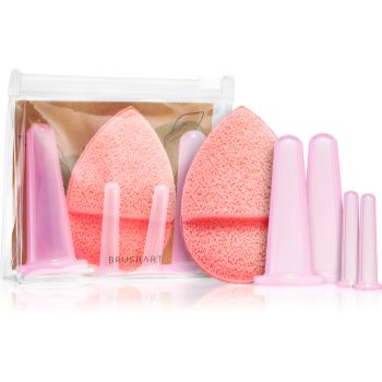 BrushArt Home Salon Facial cupping set set de accesorii pentru cuppingul feței - imagine 2